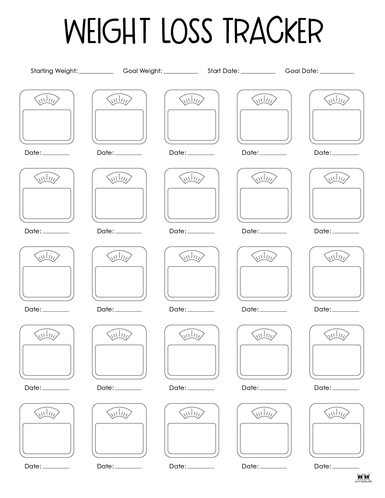 printable weight loss chart a4 weight loss progress chart